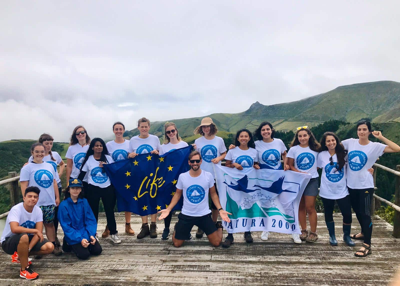 O primeiro ano do Volunteer Escapes Camps Açores